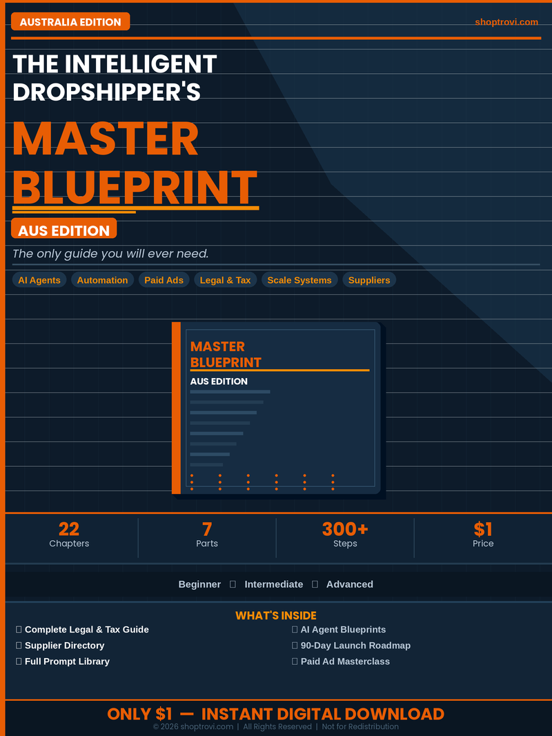 The Intelligent Dropshipper's MASTER BLUEPRINT (Digital Download)